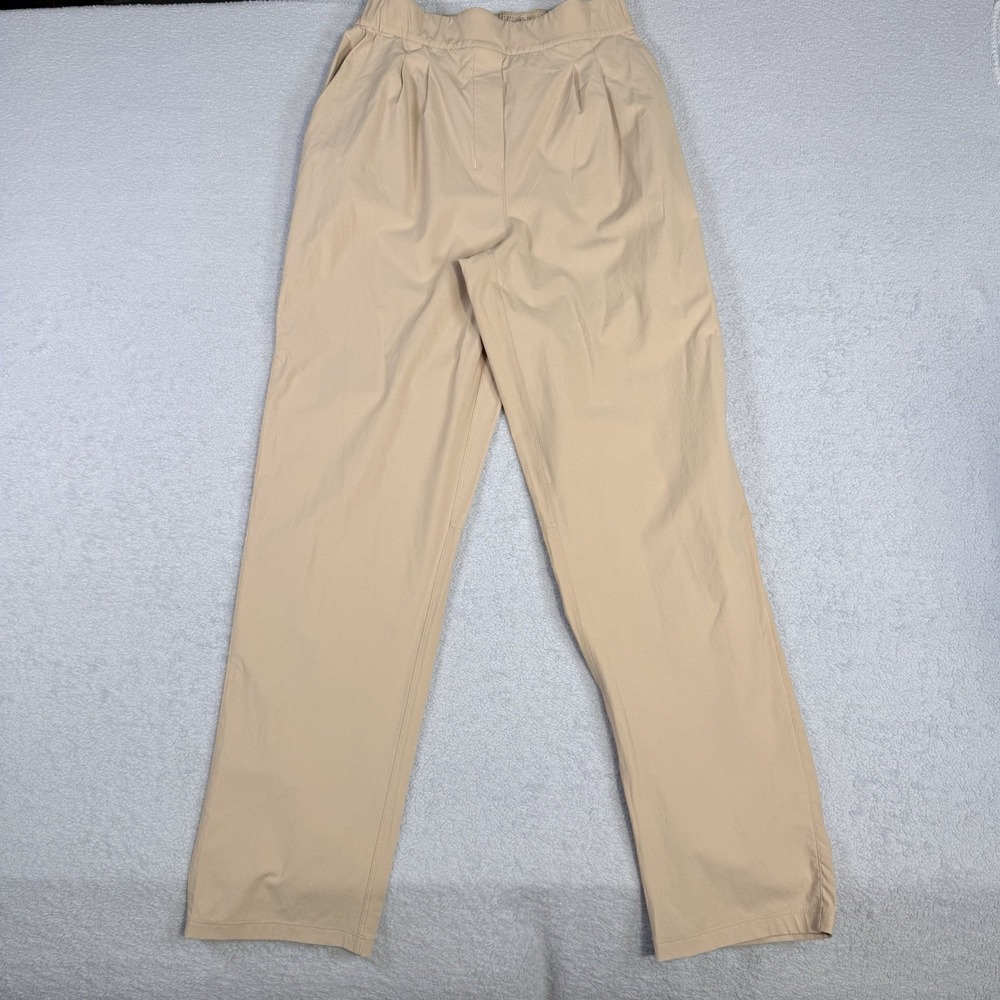 Lululemon Your True Trouser High Rise Pant Womens 4 Beech Wood Beige 7/8